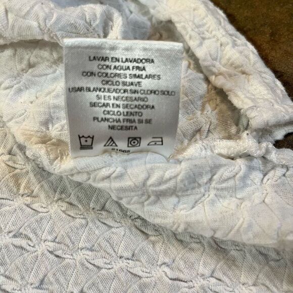 Sag Harbor Women’s White Textured Blouse 2X - Picture 12 of 12